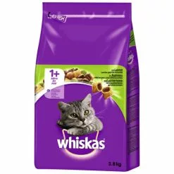 WHISKAS Katzentrockenfutter »1+ Jahre«, 3 Beutel à 3800 G