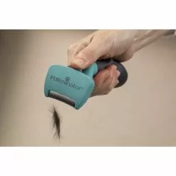 FURMINATOR Bürste »deShedding TOOL«, S Langhaar, Für Kleine Katzen Bis Zu 4,5 Kg, Türkis -Günstiges Tierbedarf Geschäft unnamed file 592
