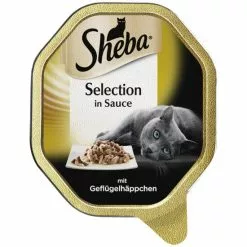 SHEBA Katzen Nassfutter »Selection In Sauce«, 22 Schalen à 85 G