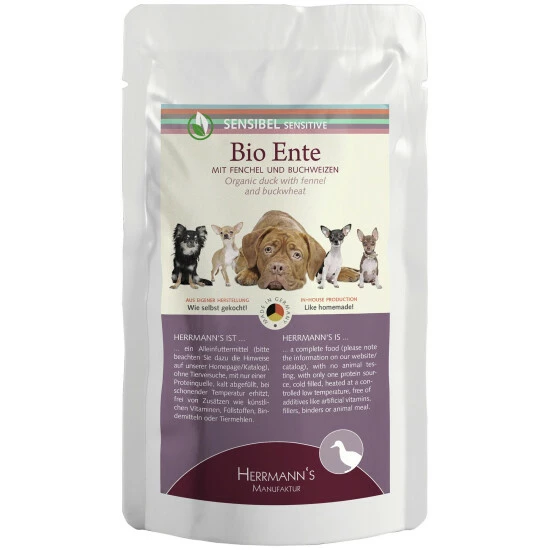 HERMANNS MANUFAKTUR Hunde Nassfutter »Sensible«, 15 Beutel à 150 G 3 HERMANNS MANUFAKTUR Hunde Nassfutter »Sensible«, 15 Beutel à 150 G