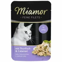 MIAMOR Katzen Nassfutter »Feine Filets In Jelly«, 24 Beutel à 100 G