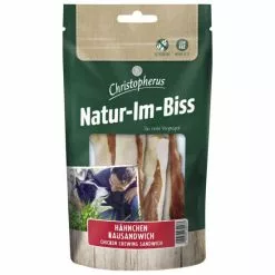 CHRISTOPHERUS Hundesnack »Natur-Im-Biss«, Huhn, 70 G