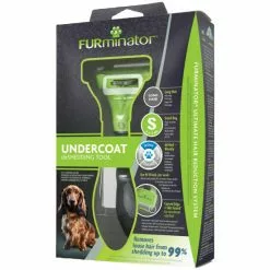 FURMINATOR Bürste »deShedding TOOL«, S Langhaar, Für Kleine Hunde Von 4,5 Bis 9 Kg, Grün