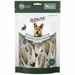 DOKAS Hundesnack »Kaninchenohren«, Kaninchen, 100 G