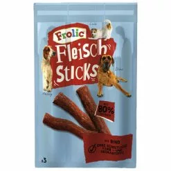 FROLIC Hundesnack »Fleisch Sticks«, Rind, 33 G