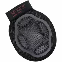 MOSER Fellpflege-Handschuh, Für Kurzhaar-Hunde, Grün/grau