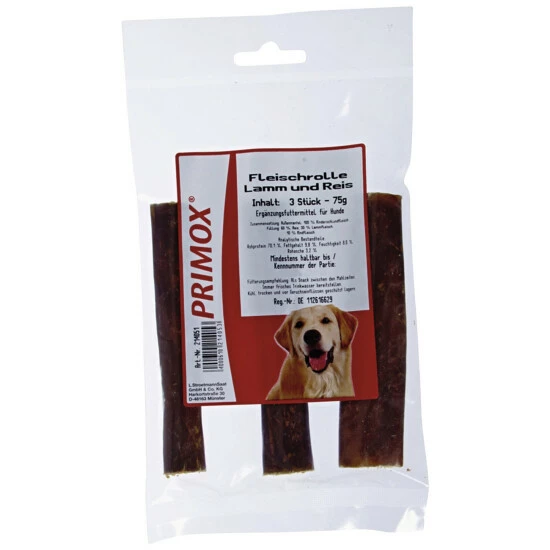 PRIMOX Hundesnack »Fleischrolle«, Lamm/Reis, 75 G 3 PRIMOX Hundesnack »Fleischrolle«, Lamm/Reis, 75 G
