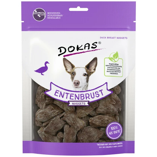 DOKAS Hundesnack »Nuggets«, Ente, 110 G 3 DOKAS Hundesnack »Nuggets«, Ente, 110 G