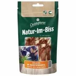 CHRISTOPHERUS Hundesnack »Natur-Im-Biss«, Seelachs/Hähnchen, 70 G