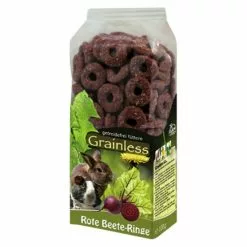 JR FARM Nagersnack »Grainless Rote Beete-Ringe«, 100 G