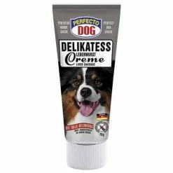 PERFECTO DOG Hundesnack »Delikatess Creme«, Leberwurst, 75 G