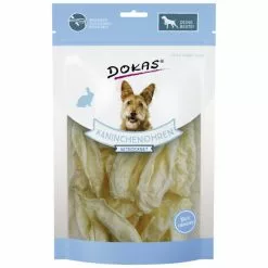 DOKAS Hundesnack »Kaninchenohren«, Kaninchen, 70 G