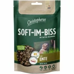 CHRISTOPHERUS Hundesnack »Soft-Im-Biss«, Ente, 125 G