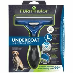 FURMINATOR Bürste »deShedding TOOL«, L Kurzhaar, Für Große Hunde Von 23 Bis 41 Kg, Blau -Günstiges Tierbedarf Geschäft unnamed file 616