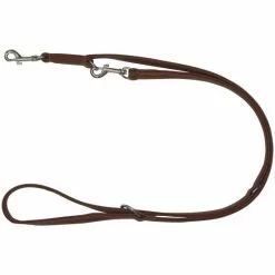 HEIM Hundeleine, Tabacco, 200 Cm, Rindsleder, Cognac