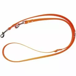 HEIM Hundeleine, BioThane Genietet, 9 Mm Breit, 200 Cm Lang, BioThane, Orange