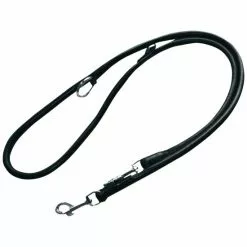 HEIM Hundeleine, Rund, 1,2/ 200cm, Rindsleder, Cognac