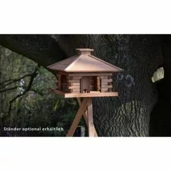 DOBAR Rustikales Vogelhaus Mit Holzdach -Günstiges Tierbedarf Geschäft unnamed file 6209