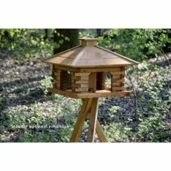 DOBAR Rustikales Vogelhaus Mit Holzdach -Günstiges Tierbedarf Geschäft unnamed file 6210