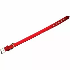 HEIM Halsband, Roma, 50 Cm, Rindsleder, Rot | Schwarz