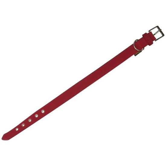 HEIM Halsband, Roma, 50 Cm, Rindsleder, Rot | Schwarz 4 HEIM Halsband, Roma, 50 Cm, Rindsleder, Rot | Schwarz – Bild 2