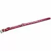 HEIM Halsband, Pfote, 50 Cm, Rindsleder, Rot | Schwarz