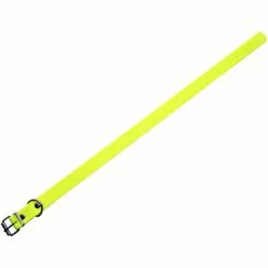 HEIM Halsband, Biothane Genietet, 60 Cm, BioThane, Neongelb