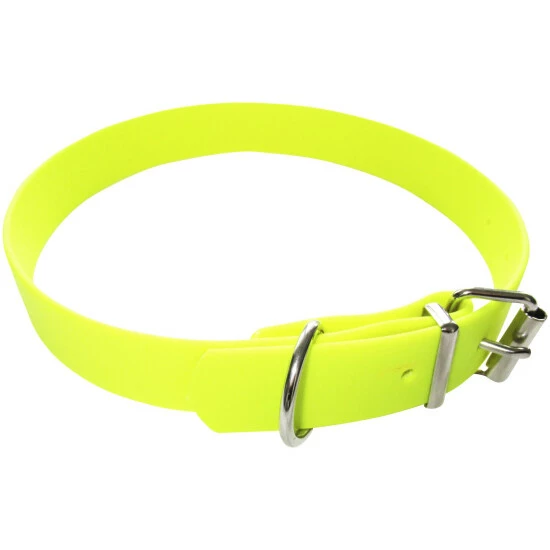 HEIM Halsband, Biothane Genietet, 60 Cm, BioThane, Neongelb 4 HEIM Halsband, Biothane Genietet, 60 Cm, BioThane, Neongelb – Bild 2