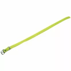 HEIM Halsband, Biothane Genietet, 40 Cm, BioThane, Neongelb