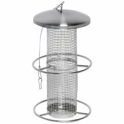 DOBAR Vogelfuttersäule, Metall, Silberfarben, Zum Aufhängen 15 DOBAR Vogelfuttersäule, Metall, Silberfarben, Zum Aufhängen -Günstiges Tierbedarf Geschäft unnamed file 6456