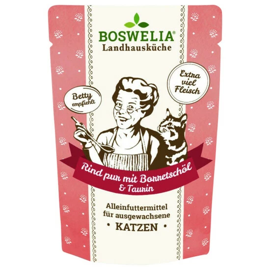BOSWELIA Katzen-Nassfutter, Rind, 12 X 200g 3 BOSWELIA Katzen-Nassfutter, Rind, 12 X 200g