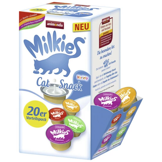 MILKIES Katzensnack »Variety«, 4 Stück, Je 0,3 Kg, Milch 3 MILKIES Katzensnack »Variety«, 4 Stück, Je 0,3 Kg, Milch