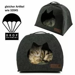 Katzenhaus, Dunkelgrau -Günstiges Tierbedarf Geschäft unnamed file 6598