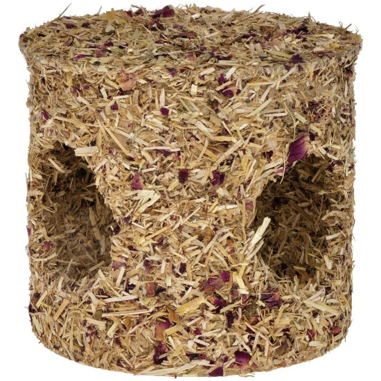 HUGRO Nager-Knabberhaus »Rosenstroh L«, 339 G, Rosenblüten 3 HUGRO Nager-Knabberhaus »Rosenstroh L«, 339 G, Rosenblüten