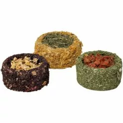 HUGRO Nagersnack »Sushi Trio«, 170 G, Karotte/Pastinake/rote Beete/Petersilie/Ringelblume