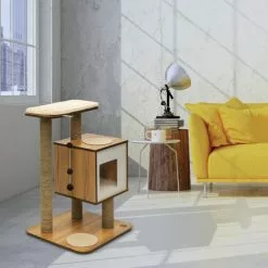 Vesper Design By Catit Kratzbaum »V-Base«, BxH: 55 X 81,5 Cm, Walnussfarben