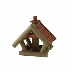 SIENA GARDEN Vogelhaus, Kiefernholz, Natur/orange