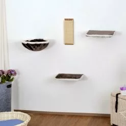 SILVIO DESIGN Katzen-Kletterwand, Für Katzen, Holzwerkstoff, Beige