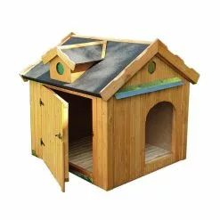 PROMADINO Hundehütte, BxH: 110 X 112 Cm, Honigbraun