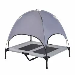 PawHut Hunde-Bett, BxL: 76 X 31 Cm, Grau/schwarz