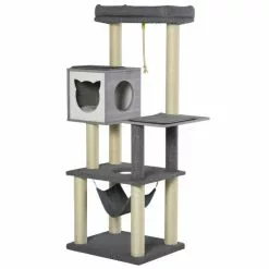 PawHut Kratzbaum, 59 Cm, Grau