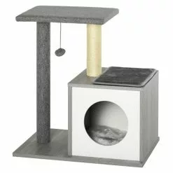 PawHut Kratzbaum, 59 Cm, Grau