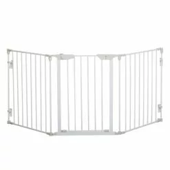 PawHut Schutzgitter, BxHxT: 3 X 74,5 X 180 Cm, Metall/Kunststoff