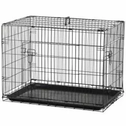 PawHut Transportkäfig, BxHxT: 57 X 62,5 X 91 Cm, Metall/ABS