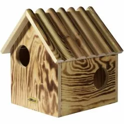 DOBAR Eichhörnchenkobel, Holz, Braun, Für Eichhörnchen