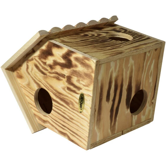 DOBAR Eichhörnchenkobel, Holz, Braun, Für Eichhörnchen 5 DOBAR Eichhörnchenkobel, Holz, Braun, Für Eichhörnchen – Bild 3