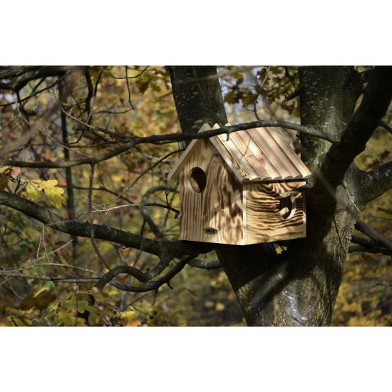 DOBAR Eichhörnchenkobel, Holz, Braun, Für Eichhörnchen 6 DOBAR Eichhörnchenkobel, Holz, Braun, Für Eichhörnchen – Bild 4