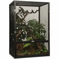 EXO TERRA Gaze Terrarium, Screen Terrarium, 60 X 45 X 90 Cm, 1 X Substratwanne Enthalten