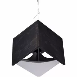 DOBAR Vogelfutterhaus, Holz, Schwarz, Für Wildvögel