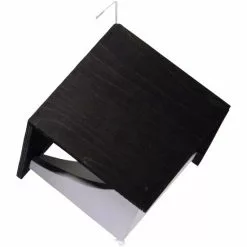 DOBAR Vogelfutterhaus, Holz, Schwarz, Für Wildvögel -Günstiges Tierbedarf Geschäft unnamed file 6997